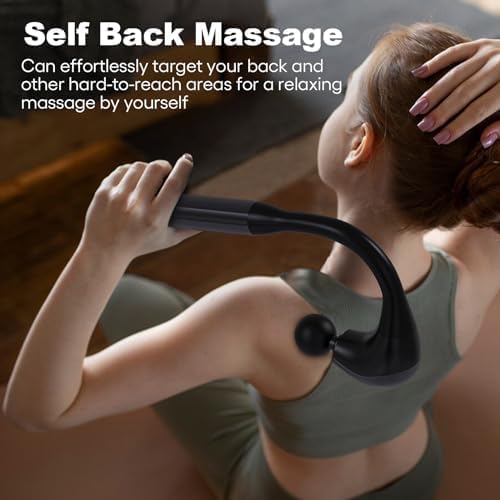 Massage Gun with Extended Handle – مسدس تدليك بمقبض ممتد
