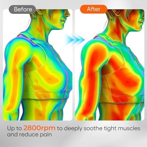 Massage Gun with Extended Handle – مسدس تدليك بمقبض ممتد