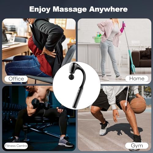 Massage Gun with Extended Handle – مسدس تدليك بمقبض ممتد