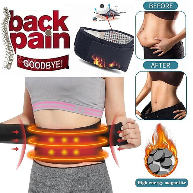 Unisex Weight Loss & Back Support Brace Belt حزام داعم للظهر والتخسيس للجنسين