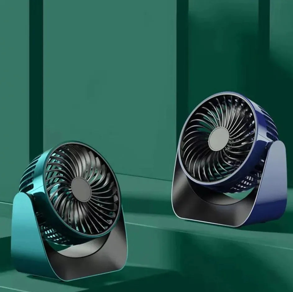 360° Rotate Desktop Fan – مروحة مكتبية دوارة 360 درجة