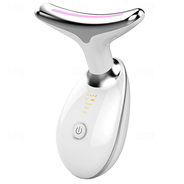 LED Neck Face Beauty Device Facial Massager – جهاز تدليك الوجه والرقبة بتقنية LED