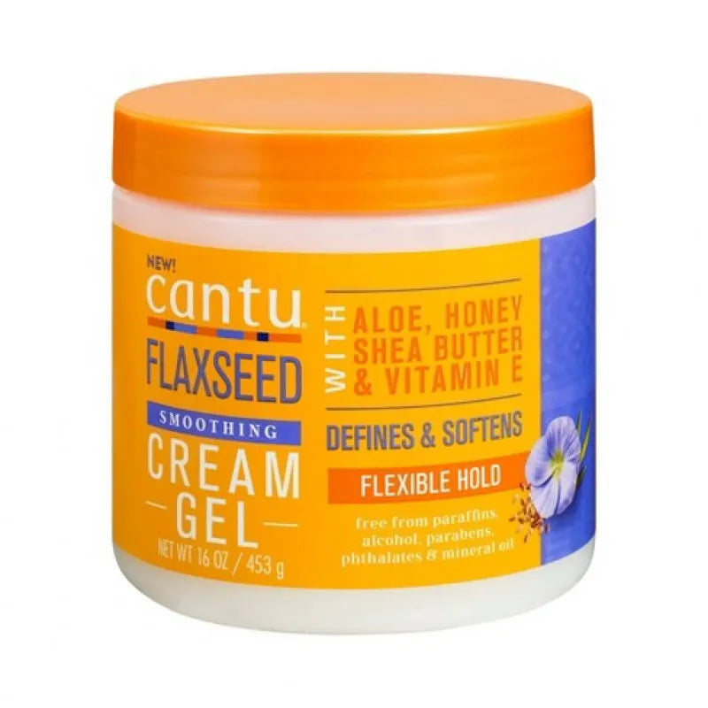 Cantu Flaxseed Smoothing Cream Gel جل كريمي تنعيم الحلاقة من كانتو بزيت بذور الكتان