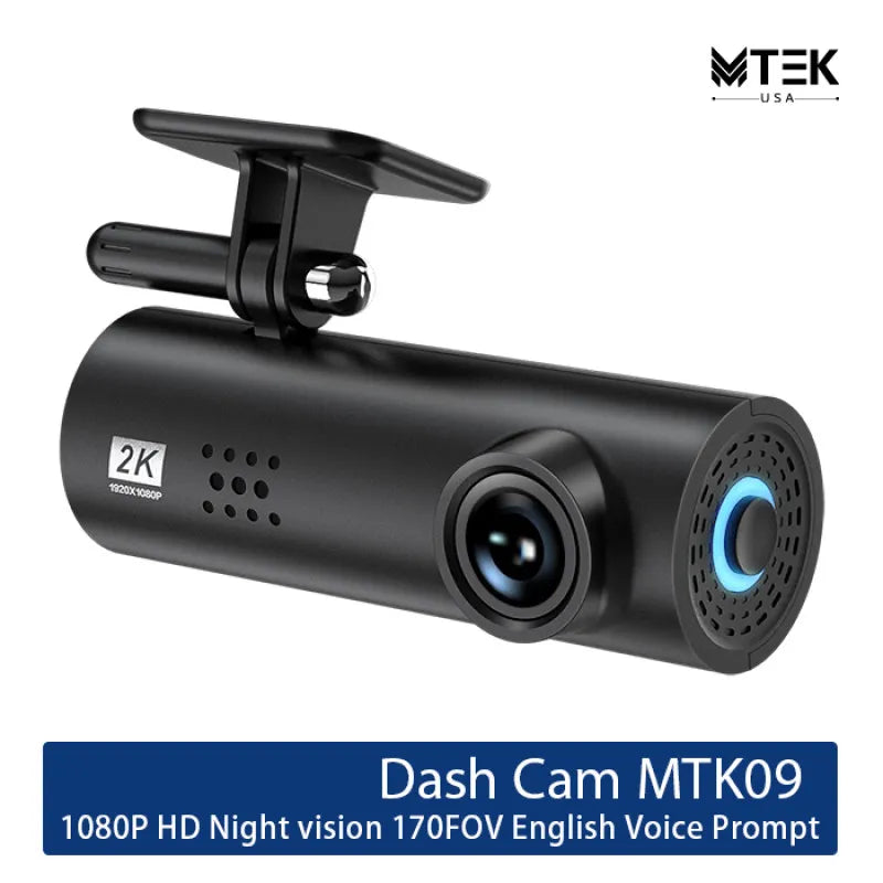 MTEK Dash Cam (1080p) كاميرا سيارة MTEK بدقة 1080p