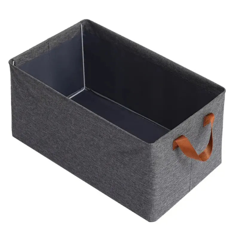 Long Cotton Linen Storage Box صندوق تخزين طويل من القطن والكتان