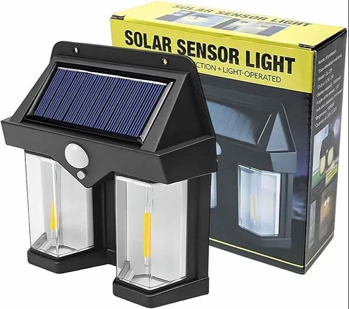 Dual Solar LED Motion Sensor Light – مصباح مزدوج يعمل بالطاقة الشمسية ومستشعر حركة
