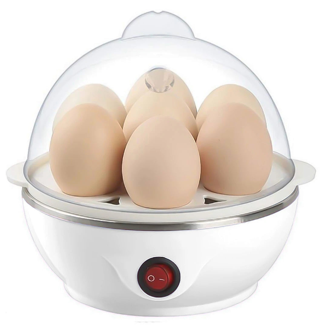Electric Egg Cooker (7‑Egg Steamer / Boiler / Poacher) جهاز طهي البيض الكهربائي (سعة 7 بيضات – تبخير، سلق، أو بصقة)