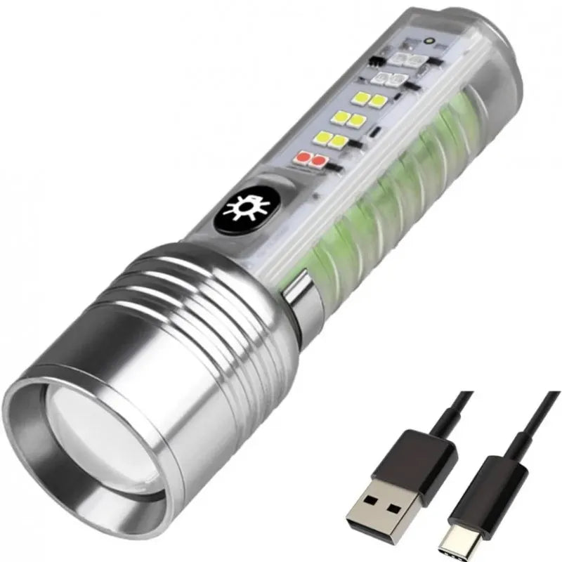 Multi‑Function LED Flashlight مصباح LED متعدد الوظائف
