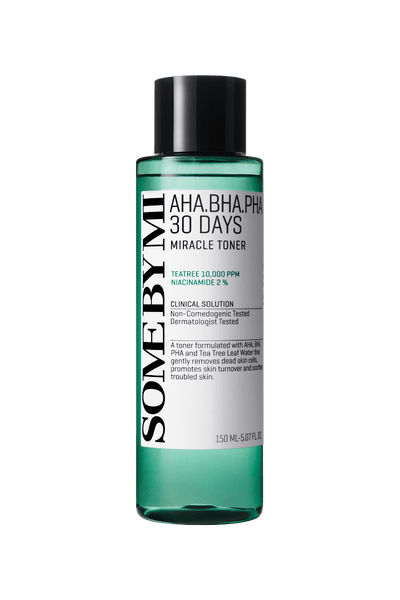 Some By Mi AHA‑BHA‑PHA 30 Days Miracle Toner – 150 ml تونر سُم باي مي ٣ أحماض – ١٥٠ مل