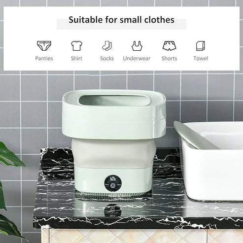 Foldable Mini Laundry Machine – غسالة صغيرة قابلة للطي