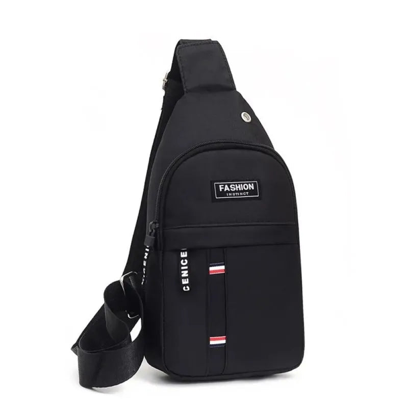 Lightweight Chest Bag – Black حقيبة صدر خفيفة الوزن – أسود