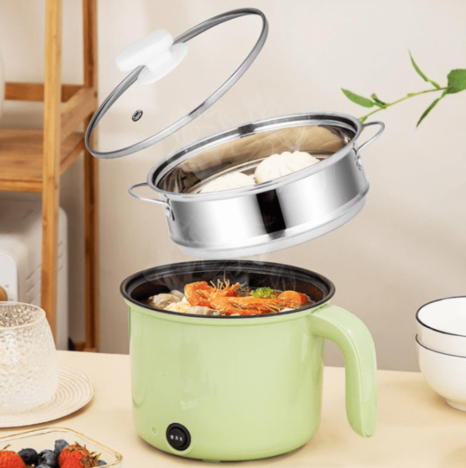 Multifunctional Mini Electric Cooker – طباخة كهربائية صغيرة متعددة الوظائف