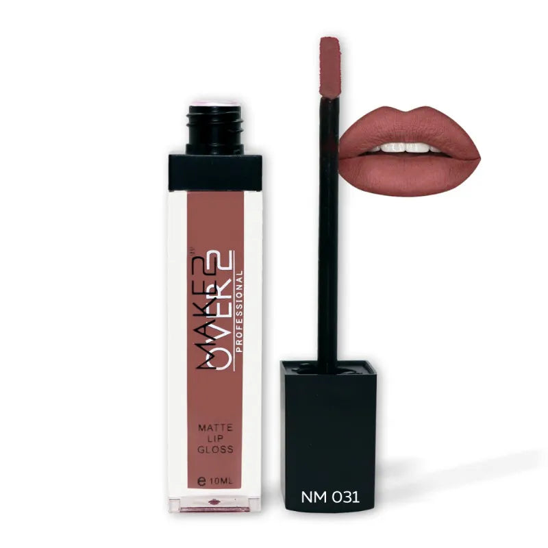 Make Over 22 Matte Lip Gloss – NM031 ميك أوفر 22 ملمع شفاه مطفي – الظل NM031