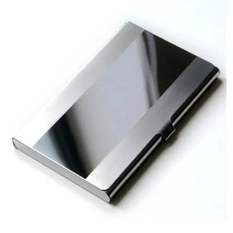 Stainless Steel Business Card Holder – حامل بطاقات العمل من الستانلس ستيل