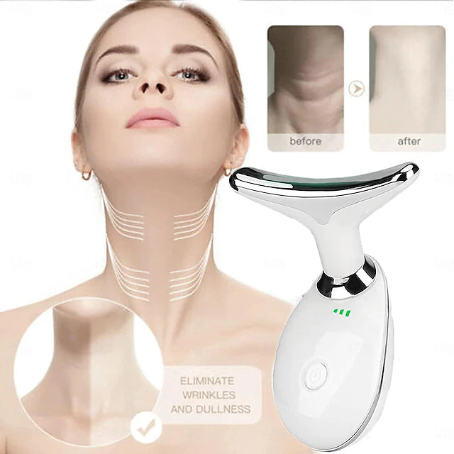 LED Neck Face Beauty Device Facial Massager – جهاز تدليك الوجه والرقبة بتقنية LED