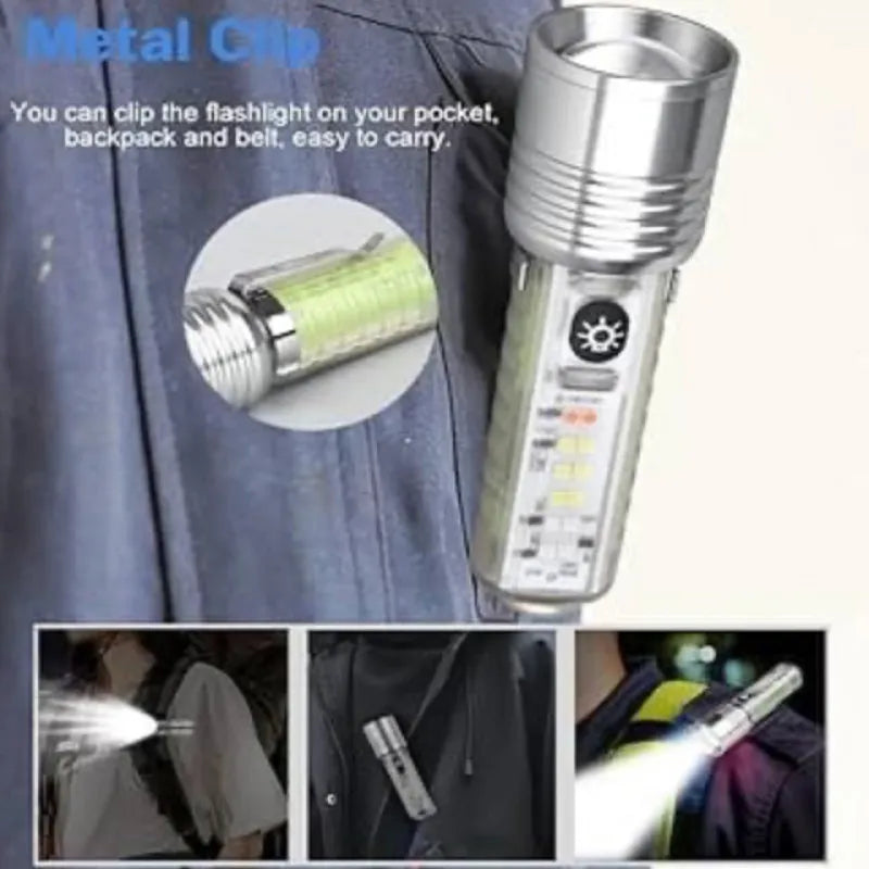 Multi‑Function LED Flashlight مصباح LED متعدد الوظائف