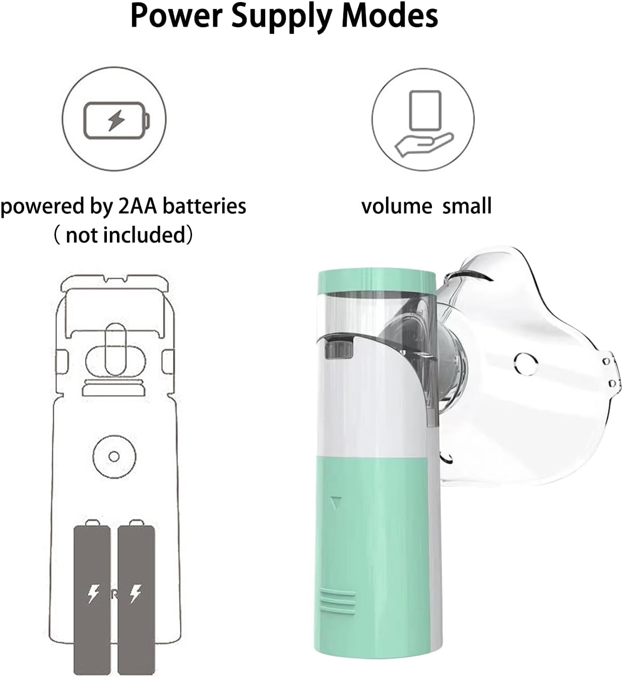 Portable Handheld Nebulizer – جهاز رذاذ محمول للوجه والجهاز التنفسي