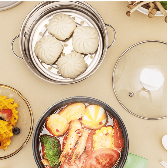 Multifunctional Mini Electric Cooker – طباخة كهربائية صغيرة متعددة الوظائف