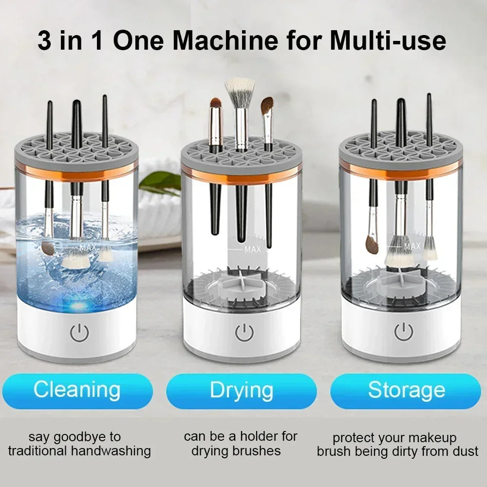 Automatic Multi Brush Cleaner | جهاز تنظيف الفرش المتعدد الأوتوماتيكي