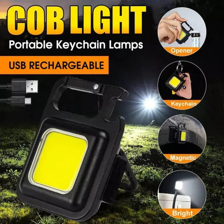 Rechargeable Keychain Light ضوء سلسلة مفاتيح قابل لإعادة الشحن