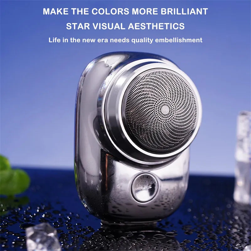 Mini Portable USB Rechargeable Electric Shaver ماكينة حلاقة كهربائية صغيرة محمولة قابلة للشحن عبر USB