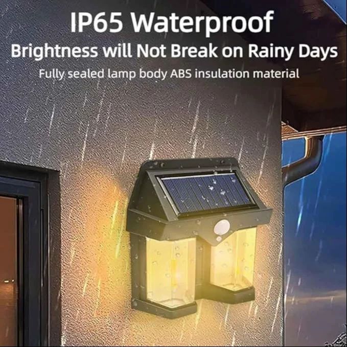Dual Solar LED Motion Sensor Light – مصباح مزدوج يعمل بالطاقة الشمسية ومستشعر حركة