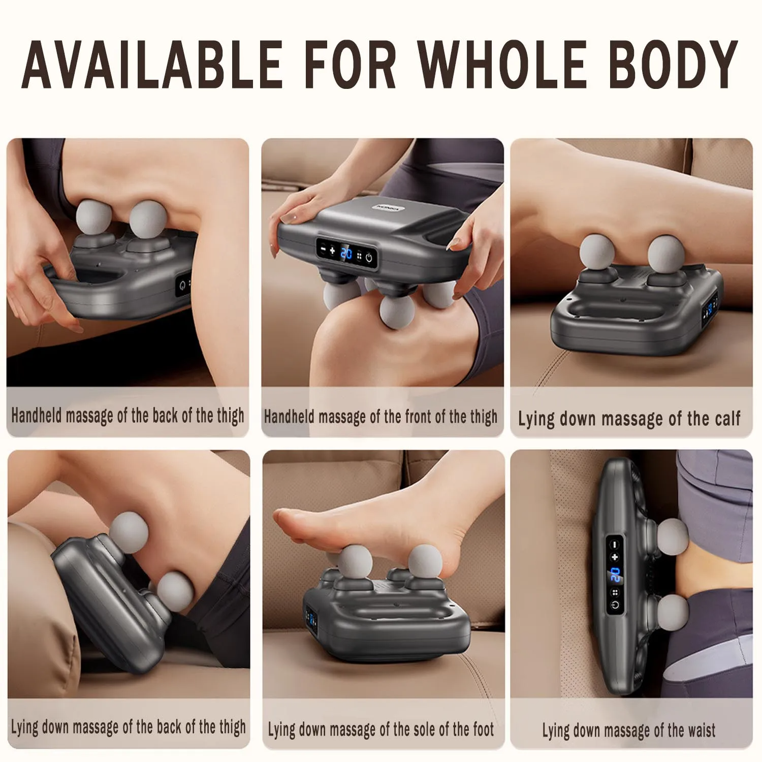 Heads Massager – جهاز تدليك بأربعة رؤوس