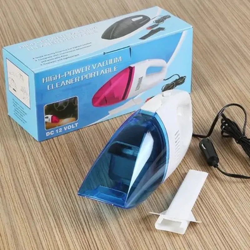 Blue Car Vacuum – مكنسة سيارة محمولة باللون الأزرق