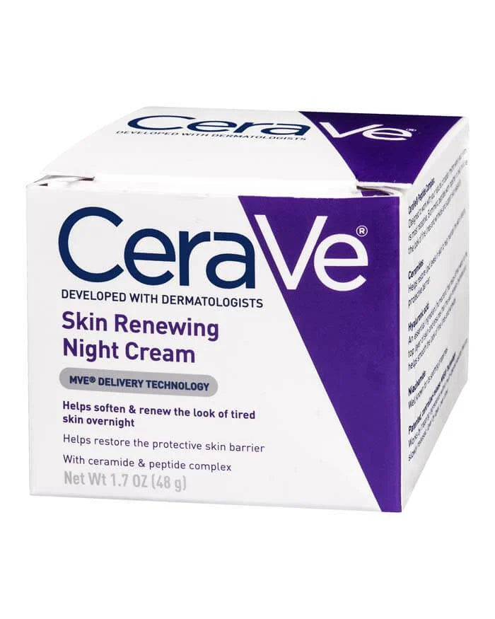 CeraVe Skin Renewing Night Cream – 48 g كريم تجديد البشرة الليلي من سيرافي – ٤٨ جم
