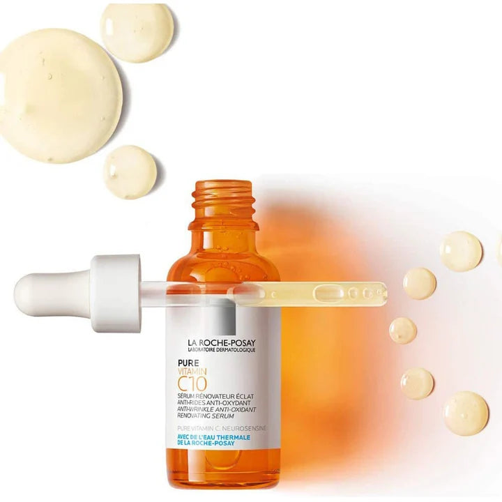 LA ROCHE-POSAY Pure Vitamin C10 Serum – 30 ml لاروش بوزيه – سيروم فيتامين C10 النقي – 30 مل