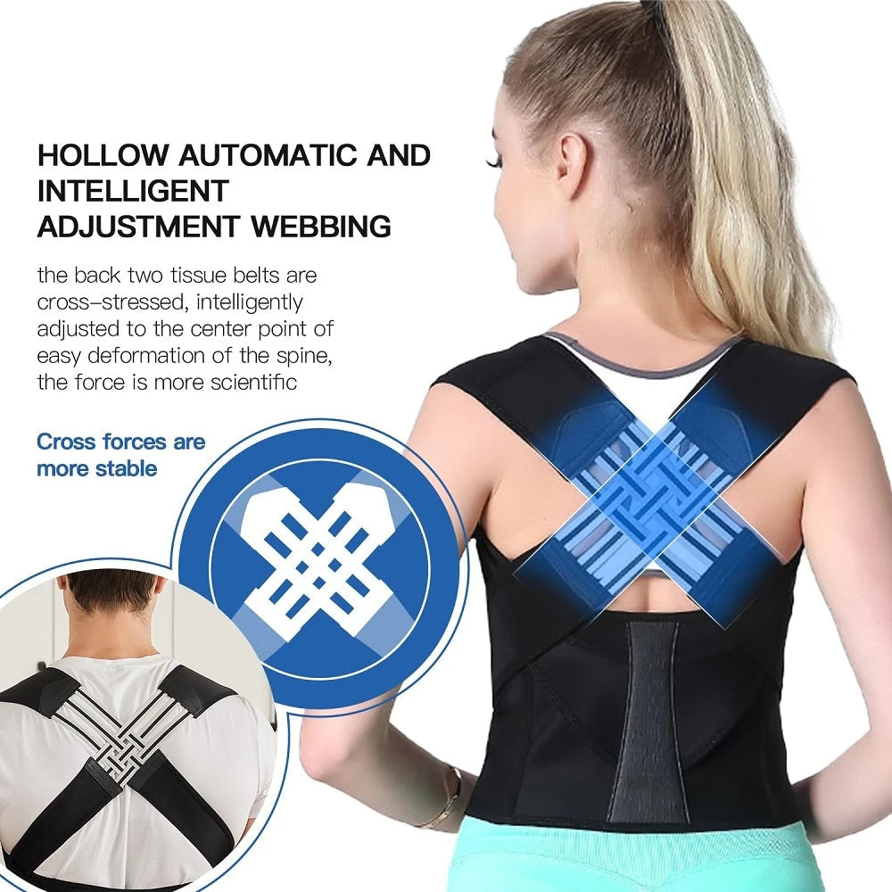 Adjustable Back Posture Belt حزام تقويم الظهر القابل للتعديل