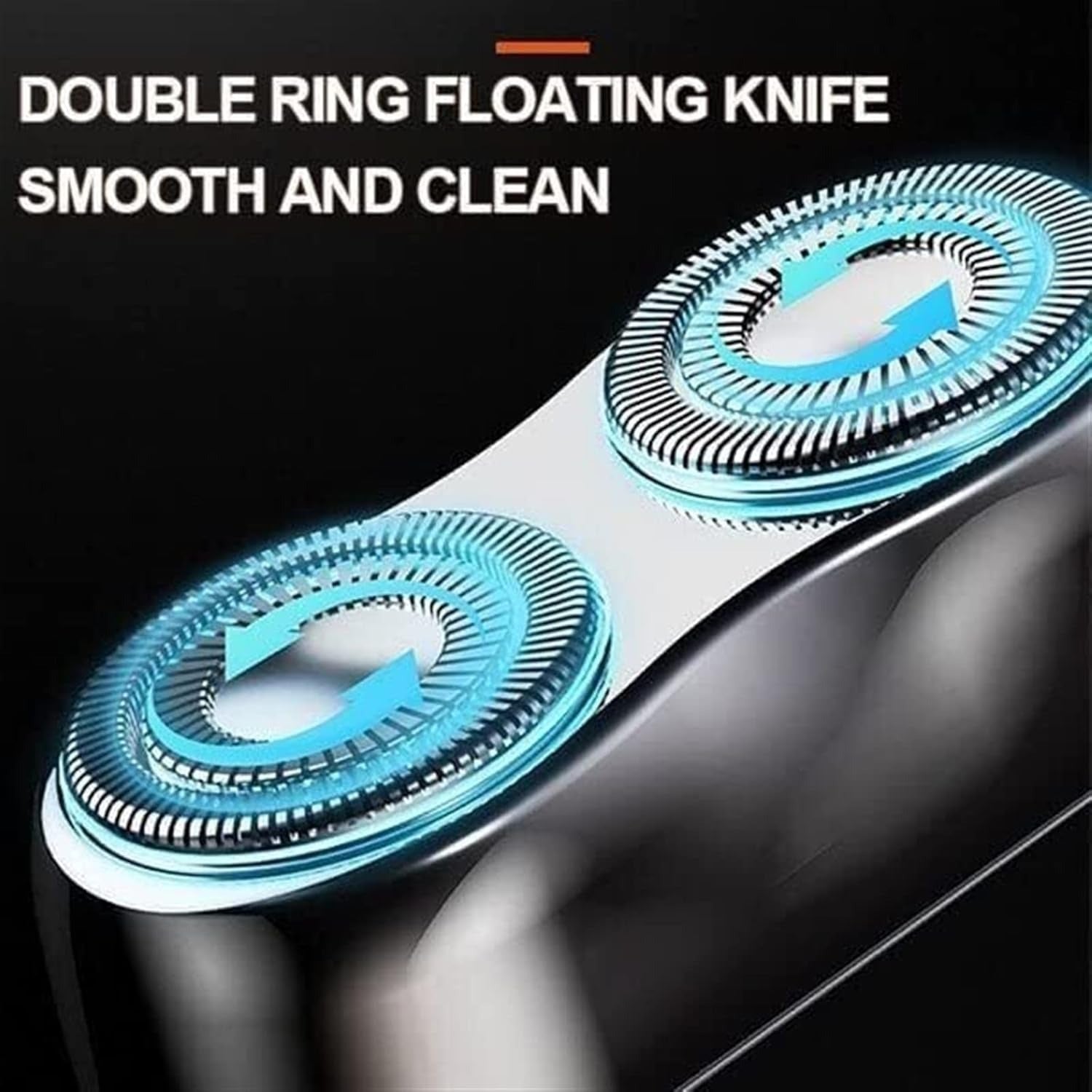 Mini Shaver for Men, Washable Double Head – ماكينة حلاقة صغيرة للرجال برأس مزدوج قابل للغسل