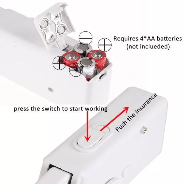 Handheld Portable Sewing Machine ماكينة خياطة محمولة باليد