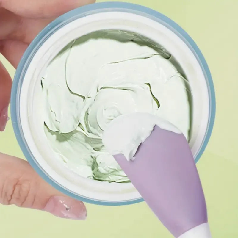 Double‑Head Silicone Face Mask & Cleansing Brush فرشاة سيليكون مزدوجة الرأس للعناية بالوجه