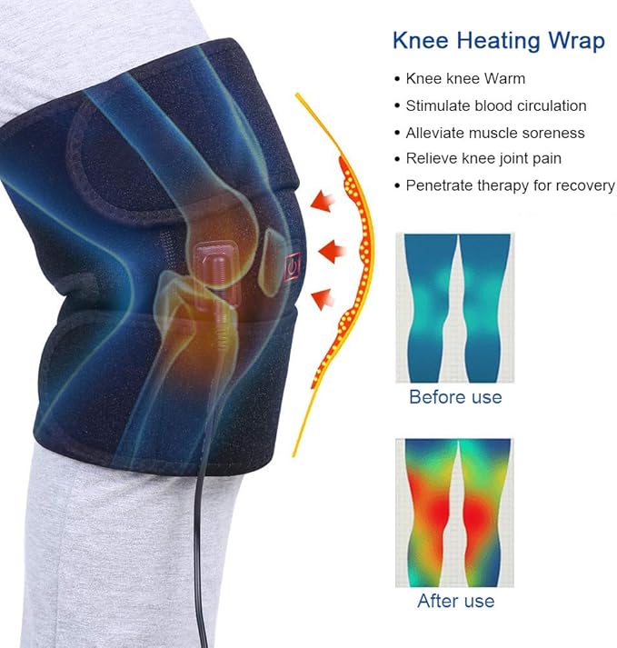 Electric Heating Knee Pad / Brace – وسادة تسخين كهربائية للركبة