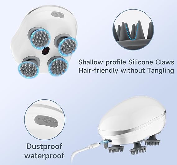 Electric Scalp / Head Massager – جهاز مساج كهربائي لفروة الرأس والجمجمة