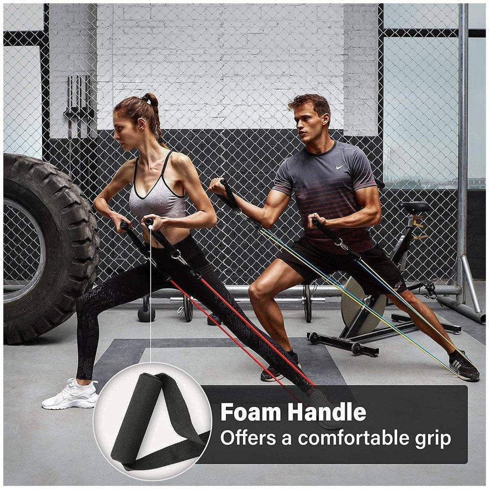 Exercise Band Set of 11 Pcs – مجموعة أربطة التمارين 11 قطعة