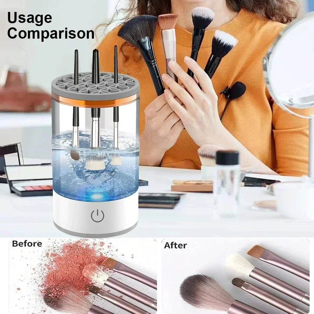 Automatic Multi Brush Cleaner | جهاز تنظيف الفرش المتعدد الأوتوماتيكي
