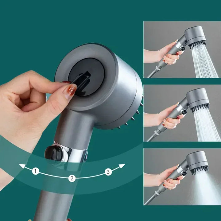 High Pressure 3 Modes Shower Head رأس دش بضغط عالٍ بثلاثة أوضاع
