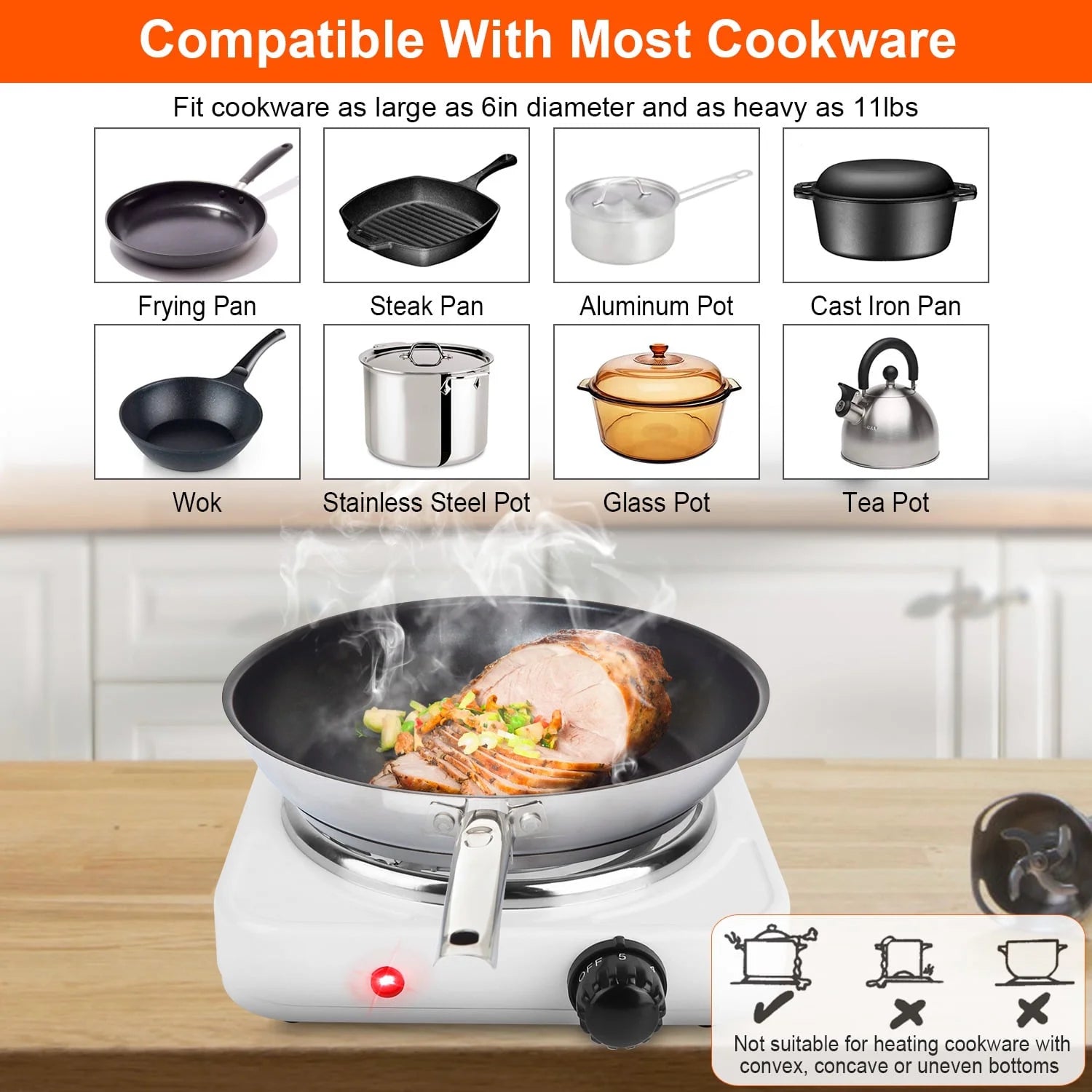 Electric Hot Plate Stove – موقد كهربائي صغير للطهي