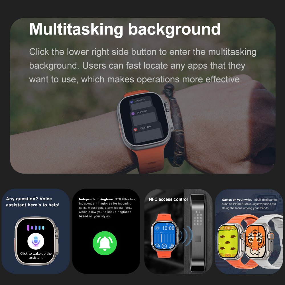 X8 Ultra Max Smart Watch – ساعة X8 Ultra Max الذكية