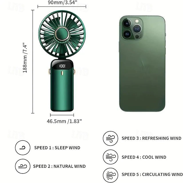 Mini Portable Fan مروحة صغ يرة محمولة