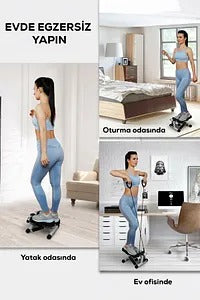 Fitness Stepper Exerciser with Rope – جهاز التمارين ستيبر مع الحبل