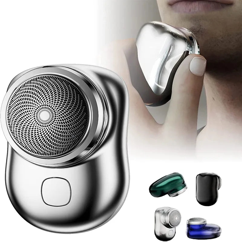 Mini Portable USB Rechargeable Electric Shaver ماكينة حلاقة كهربائية صغيرة محمولة قابلة للشحن عبر USB
